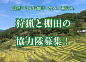 「ここでは“暮らしそのもの”がキャリアになる」 ― 岡山県美作市・上山の“狩猟×棚田”地域おこし協力隊（企業研修型）募集 ―