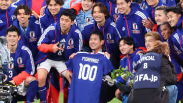 「大好きな仕事ができることが幸せ」　森保監督が代表指揮100試合目を勝利で飾る【サッカー日本代表】