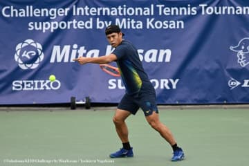 内田海智 元世界19位を圧倒し2回戦へ「今年で一番いいテニスができた」と自信みなぎる[横浜慶應チャレンジャー]