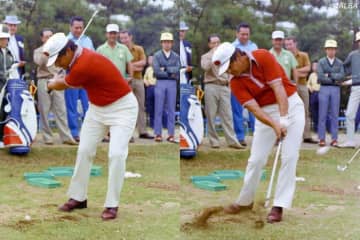 約50年前のスイングこそ必見！　リー・トレビノのシャフトを寝かす動きでライン出しができる