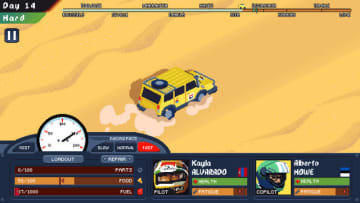 大陸横断レースに挑むドット絵ラリーADV『Desert Race Adventures』リリース！選択が全てを決める戦略アドベンチャー