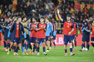 スペイン、スイスなどW杯へ　サッカー、26年大会の欧州予選