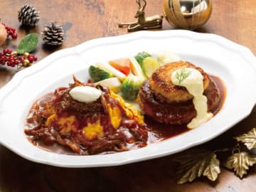 ロイヤルホスト、紅ずわい蟹が味わえる「Good JAPAN 冬のご馳走洋食」。ステーキがメインのクリスマス限定セットも