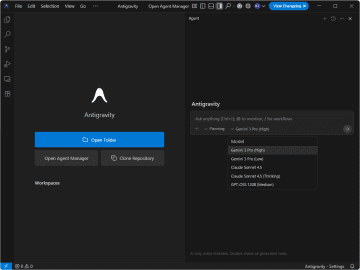 「Google Antigravity」の無償プレビューが開始、AIエージェント中心の新しい開発環境／発表されたばかりの「Gemini 3」も利用可能、制限緩和のおまけつき