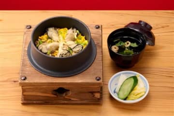 【冬の絶対王者】老舗「銀座立田野」が繰り出す！ぷりぷり広島産牡蠣の旨みが凝縮した「究極の釜飯」が復活！