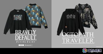 「ブレイブリーデフォルト」「オクトパストラベラー」とグラニフのコラボアイテムが11月25日に発売！Tシャツやバッグなどがラインナップ