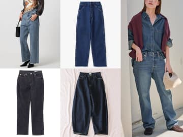 【美シルエットデニムパンツ】を買うなら？ 映えるトップスもご紹介