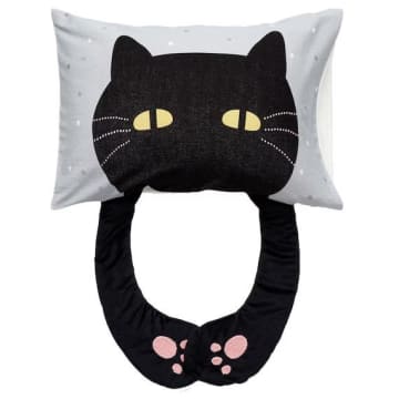 通販限定！ニトリ デコホームの「デコネコ＆シマエナガ」アイマスク付き枕カバーが癒し力MAX♪