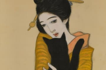 展覧会「竹久夢二 時代を創る表現者」東京国立近代美術館で、最高傑作《黒船屋》など“大正ロマン”作品