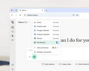 AIエージェントサービス「Manus」にローカルブラウザーを接続、新しい拡張機能が公開／ベータ版としてPro、Plus、Teamユーザーに提供