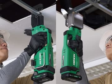 ハイコーキ、片手で使えるコードレス電動カッター