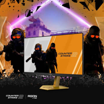 AOCからCounter-Strike 2コラボモニター登場。専用モードや連動したライティング機能など搭載