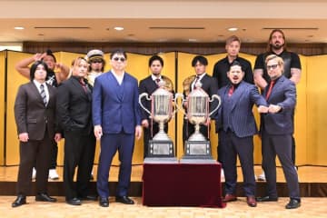 【全日本】『世界最強タッグ』記者会見で潮﨑豪が北斗軍からの“勧誘”一蹴「浮いてる？ 俺はHAVOCが一番だと証明する」