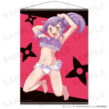 【にんころ】きゃらON！で草隠さとこ「水着ver.」の新グッズが受注開始！B2タペストリー、ラバーマット、アクリルスタンドが登場！