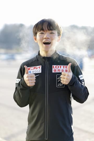 GP最終戦、鍵山「燃えている」　ヘルシンキで練習