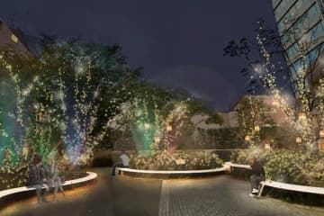 渋谷キャスト25年イルミネーション、”光と音に包まれる”冬のガーデン演出