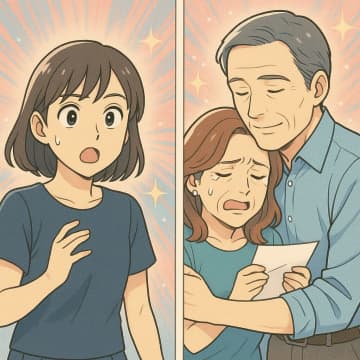 「もう無理、父さんと離婚する」母の爆弾発言。父が見せた昔の手紙で家族の空気が一変したワケ【短編小説】