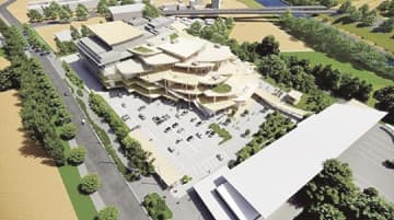 仙台市／国際センター駅北地区複合施設／基本設計中間案／建設費５４８億円に増額