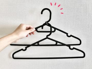 ハンガー収納を2倍にする方法。「0円」で簡単！裏ワザやってみた