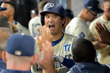 大谷翔平の“まさかの行動”が大賞に　遺恨相手に痛快…米識者「ベストリアクション」