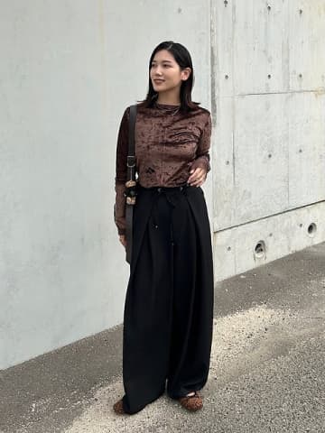 冬は「黒ワイドパンツ」が断トツで使える！ラクなのにこなれる♡大人のきれいめカジュアルコーデ