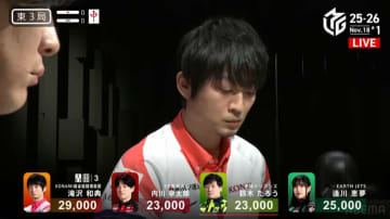 「ピタゴラスイッチ」「ドミノ爆牌」1つの選択がトリガーになった完成した門前清一色に解説「よだれが出ました」／麻雀・Mリーグ