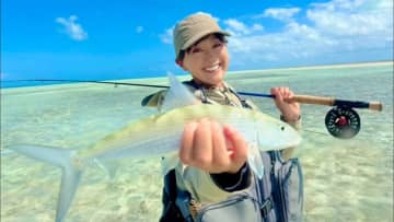 【福島和可菜のLove Fishing】GTの後はフライで楽しむキリバス遠征！巨大シャコも捕獲して大満足の釣行に！