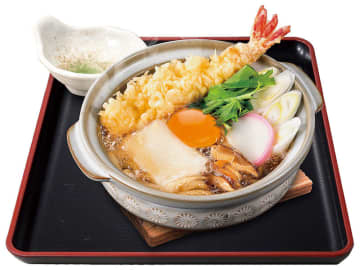 山田うどん、冬の恒例「鍋焼きうどん」　きょう20日から提供開始　「煮ぼうとう」アレンジしたみそ味も