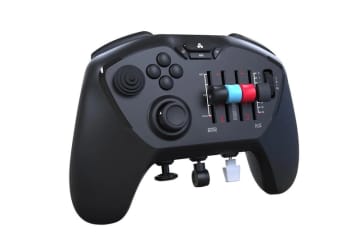 指が足りない！フライトシム用ゲームパッド。スロットルレバーなど搭載