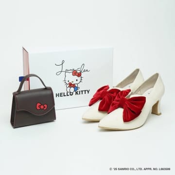 「サンリオ」キティ＆クロミ、上品な大人かわいいを叶えるレディースシューズに！ミニショルダーバッグのセットで登場