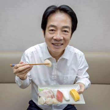 台湾総統、ランチはすし　水産物消費で日本支援