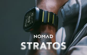 【Apple Watch Ultra専用】NOMAD史上最高傑作！「チタン×FKMゴム」の革新的バンド『STRATOS』がついに日本上陸！