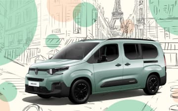 シトロエン、ベルランゴのボディカラーに「アクア グリーン」復活