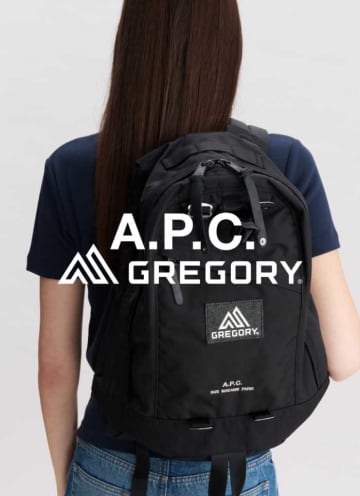 A.P.C.×GREGORY初コラボ♡都会派に似合う“アーバンハイキング”バッグが登場