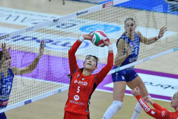 関菜々巳が古巣対決で先発起用もブスト・アルシーツィオはフルセット負け【セリエA女子】