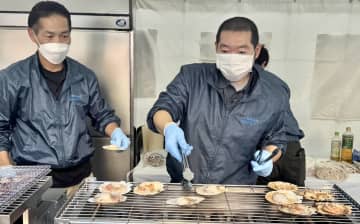 中国の圧力、どこ吹く風！恒例のホタテ祭り、『シーフードフェア』に改名して開催