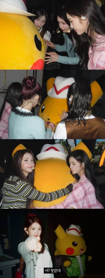 Hearts2Hearts、ピカチュウとじゃれ合う舞台裏ショットを公開「可愛いが渋滞してる…」【PHOTO】