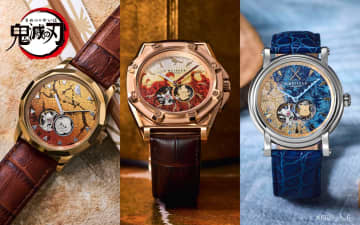 【再販決定】鬼滅の刃×日本の伝統工芸！「金沢箔」を使用した機械式腕時計3モデルが数量限定で復活！