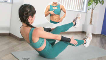 スロー＆足バタバタ腹筋！お腹をガチガチに割る強負荷メニュー（3分/週2）