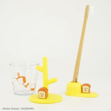 「パンどろぼう」が洗面所を笑顔に！歯ブラシスタンド、コップ＆スタンドが登場