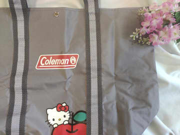 ハローキティ×Colemanコラボ付録「大容量トート」が可愛くって丈夫でめちゃ便利だよ♪（実物レビュー）