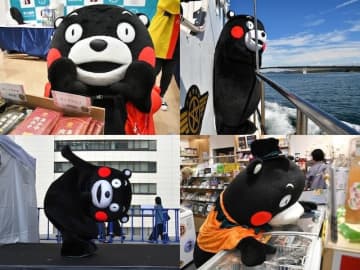 熊本のうまかもんに「よだれじゅるっ」葛飾では爆誕（！）“モン津モン吉”でノリノリのくまモン
