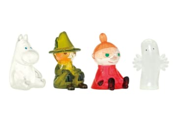 ガチャ「MOOMIN クリアソフビフィギュア」12月上旬発売！ ムーミンやニョロニョロなど全4種