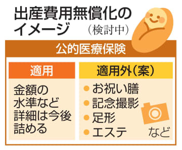 出産無償化に保険新枠組み創設へ　厚労省調整、法改正