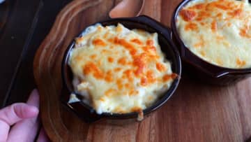 鍋もフライパンも不要♪レンジ＆トースターで作る簡単「マカロニグラタン」