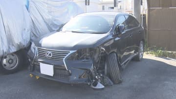 男「ばれるとまずいと思い…」母親に“替え玉出頭”も依頼か 父親名義の高級車を飲酒運転して標識等に衝突し車を放置して逃げた疑い 逮捕の23歳男