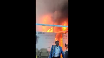 ブラジルの「COP30」会場内で火災　治療を受けた人も