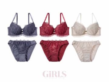 GiRLS by PEACH JOHN冬の新作♡ラメレース＆ノンワイヤーブラ