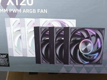CPSの高静圧120mmファン「F7X120 ARGB」が発売、反転ブレードモデルも用意
