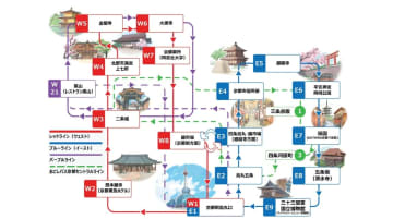 京都・嵐山で新路線「パープルライン」開設、スカイホップバスが12月から期間限定運行